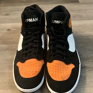 Orange and Black Nike Air Jordan size 15 men’s EUC worn twice